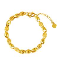 Βραχιόλια Brass, Ορείχαλκος, χρώμα επίχρυσο, κοσμήματα μόδας, χρυσαφένιος, Sold Με PC