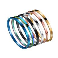 Stainless Steel Bangle, plated, Unisex & different styles for choice, Sold By PC