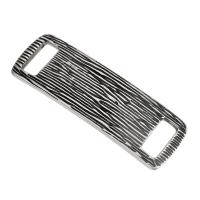 Stainless Steel Connector, 39x13x2mm, Hole:Approx 9mm, Sold By PC