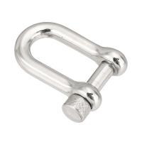 Stainless Steel U-Shaped Shackles Buckle, polished, blacken, 20x26x7mm, Sold By PC