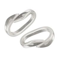 Stainless Steel Snap on Bail, polished, 17x7x11mm, Sold By PC