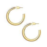 Brass Stud Earring 14K gold plated fashion jewelry & for woman Sold By Pair