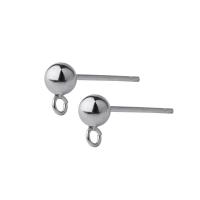 925 Sterling Silver Earring Drop Findings plated DIY Sold By Pair