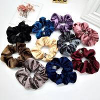 Hair Scrunchies Velvet for woman 110mm Sold By PC
