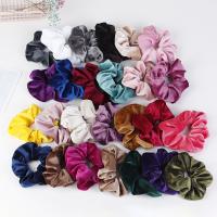 Hair Scrunchies Velveteen for woman 110mm Sold By PC
