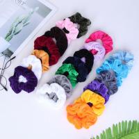 Hair Scrunchies Velvet 20 pieces & for woman mixed colors 150mm Sold By Set