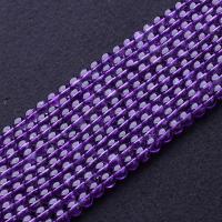 Natural Amethyst Beads, handmade, DIY & different size for choice, purple, Sold Per 15.75 Inch Strand