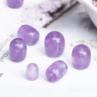 Natural Amethyst Beads, Drum, handmade, DIY & different size for choice, 5PCs/Lot, Sold By Lot