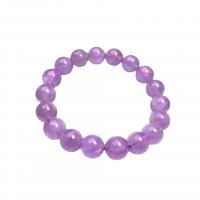 Quartz Bracelets Amethyst Unisex purple Length 7.5 Inch Sold By PC