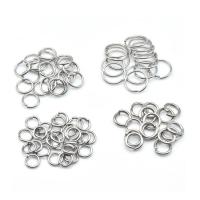 Stainless Steel Open Ring, machine polishing & different size for choice, original color, Sold By PC