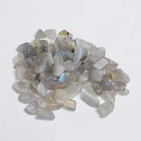 Gemstone фишки, Лунный камень, Комкообразная форма, разный размер для выбора & нет отверстия, серый, 10/указан, продается указан
