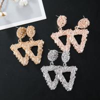 Zinc Alloy Drop Earrings plated fashion jewelry & for woman 53mm Sold By Pair