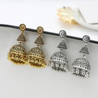 Fashion Fringe Earrings, Tibetan Style, plated, fashion jewelry & for woman, more colors for choice, 50x20mm, Sold By Pair