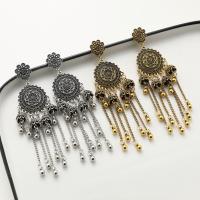Mode-Fringe-Ohrringe, Zinklegierung, plattiert, Modeschmuck & für Frau, keine, 100x35mm, verkauft von Paar