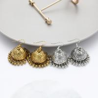 Tibetan Style Drop Earrings, plated, fashion jewelry & for woman, more colors for choice, 45x15mm, Sold By Pair