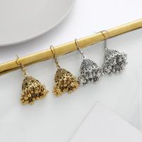 Tibetan Style Drop Earrings, plated, fashion jewelry & for woman, more colors for choice, 40x15mm, Sold By Pair