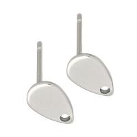 Stainless Steel Earring Drop Component, plated, DIY, more colors for choice, 5x8mm, Sold By PC