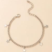 Zinc Alloy Bracelet Star silver color plated fashion jewelry silver color Sold By PC