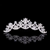 Bridal Tiaras, Tibetan Style, plated, for woman & with rhinestone & hollow, more colors for choice, nickel, lead & cadmium free, 125x30mm, Sold By PC