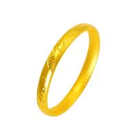 Brass Bangle gold color plated & for woman Sold By PC