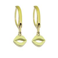Stainless Steel Lever Back Earring, 316 Stainless Steel, for woman, golden, 8-15mm, Sold By PC