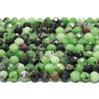 Ruby in Zoisite Beads, Round, polished, DIY & faceted, mixed colors, Sold Per 38 cm Strand