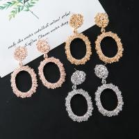 Tibetan Style Drop Earrings, plated, fashion jewelry & for woman, more colors for choice, 65mm, Sold By Pair