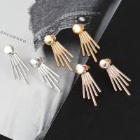 Ear Jackets Zinc Alloy plated fashion jewelry & for woman Sold By Pair