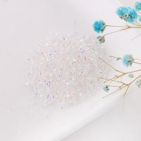 3D Nail Art Decoration Glass Rhinestone Diamond Shape faceted 1-1.2mm Sold By Bag