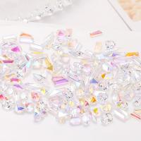 3D Nail Art Decoration Resin Rhinestone  & faceted multi-colored Sold By Bag