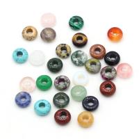 misto de pedras semi-preciosas grânulos, miçangas, ábaco, materiais diferentes para a escolha, Mais cores pare escolha, 5x10mmuff0c4mm, 10PC/Bag, vendido por Bag