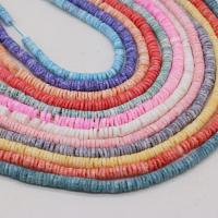 Perline conchiglia colorate naturalmente, DIY, nessuno, 5-6mm, Venduto per 23.62 pollice filo