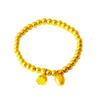 Bracelets en laiton, Plaqué d'or, pour femme, 5mm, Longueur:Environ 7.67 pouce, Vendu par PC