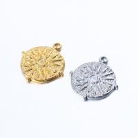 Stainless Steel Pendants, 304 Stainless Steel, plated, DIY, more colors for choice, 19.50x22mm, 3PCs/Bag, Sold By Bag