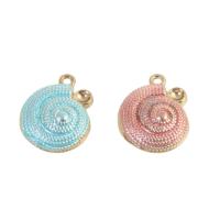 Tibetan Style Pendants, Snail, more colors for choice, 24x18x6mm, 100PCs/Bag, Sold By Bag