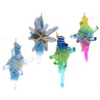 Латунь подвеска, с Кристаллы, Много цветов для выбора, 85x32x20mm, продается PC