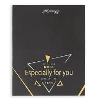 Greeting Card Paper Rectangle hot stamping black Sold By PC