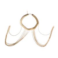 Body Chain Sieraden, Zinc Alloy, kwast, gold plated, mode sieraden & voor vrouw, nikkel, lood en cadmium vrij, Lengte Ca 17.5 inch, Verkocht door PC