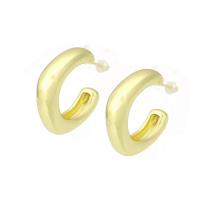 Brass Stud Earring high quality gold color plated Unisex Sold By Pair