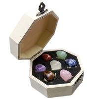 Pedra natural enfeites, polido, cores misturadas, vendido por Defina