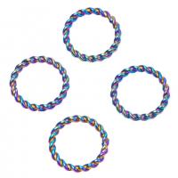 Zinc Alloy Jewelry Necklace Donut colorful plated nickel lead & cadmium free Length Approx 17.72 Inch Sold By Bag