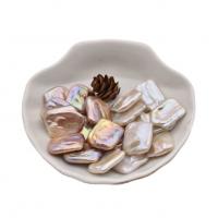 Perles nacres sans trou de culture d'eau douce, perle d'eau douce cultivée, DIY & aucun trou, plus de couleurs à choisir, 17-20mm, 5PC/sac, Vendu par sac