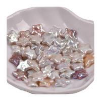 Nema rupa u kulturi Slatkovodni Pearl perle, Zvijezda, možete DIY & nema rupe, više boja za izbor, 12mm, 5PC/Torba, Prodano By Torba