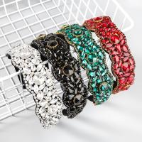 Hair Bands, Tibetan Style, fashion jewelry & for woman & with glass rhinestone & with rhinestone, more colors for choice, 44mm, Sold By PC