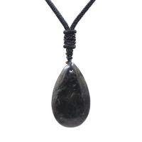 Natural Gemstone Necklace with Nylon Cord & Unisex Length 24 Inch Sold By PC