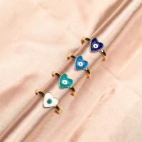 Brass Finger Ring gold color plated for woman & enamel nickel lead & cadmium free 8mm Sold By PC