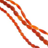 Ágata natural tibetano Dzi Beads, Ágata tibetana, DIY, vermelho, 17x11x11mm, 22PCs/Strand, vendido para 38 cm Strand