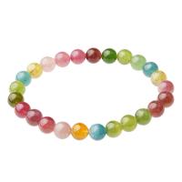 Tourmaline Bracelet, for woman, mixed colors, Length:7.5 Inch, Sold By PC