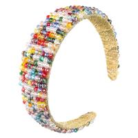 Hair Bands, Acrylic, with Cloth, fashion jewelry & for woman, multi-colored, 41mm, Sold By PC