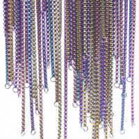 Nerezová ocel Nekclace Chain, Nerez, nerez Karabinky, barevné á, různé délky pro volbu & unisex, 2mm, Prodáno By PC